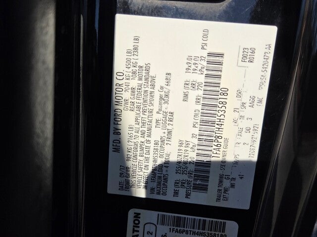 2017 Ford Mustang EcoBoost Premium