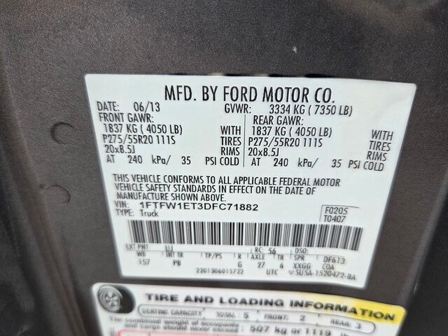 2013 Ford F-150 Platinum