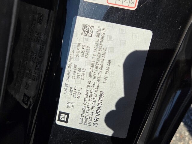 2017 Chevrolet Camaro SS 1SS