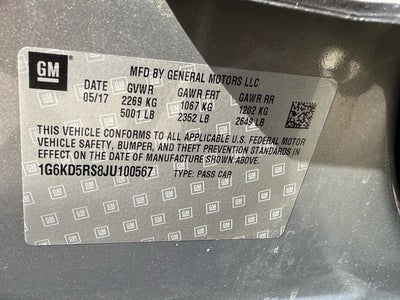 2018 Cadillac CT6 3.6L Luxury