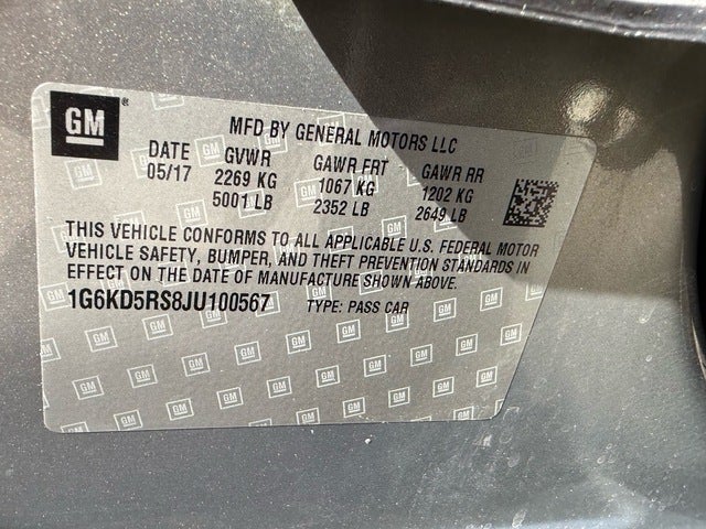 2018 Cadillac CT6 3.6L Luxury