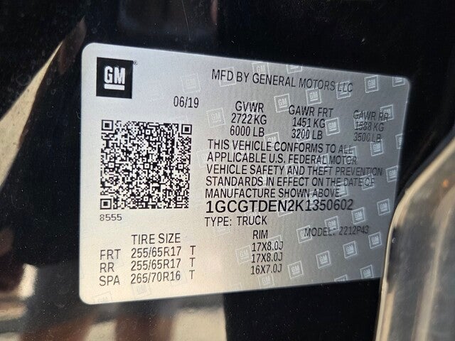 2019 Chevrolet Colorado Z71