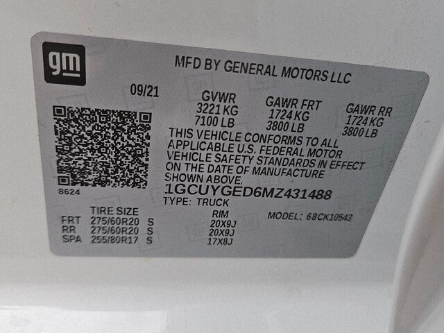 2021 Chevrolet Silverado 1500 LTZ