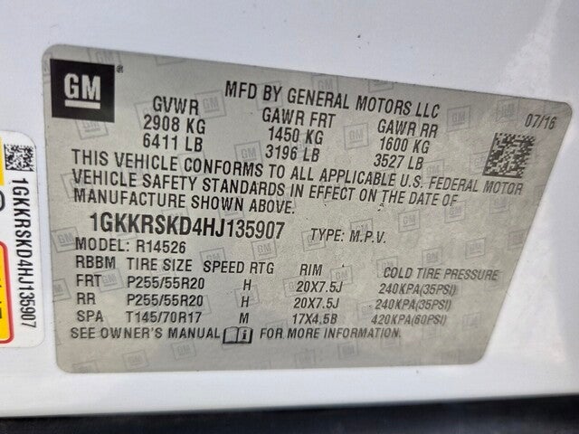 2017 GMC Acadia Limited Limited