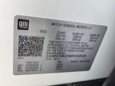 2021 Chevrolet Tahoe Premier