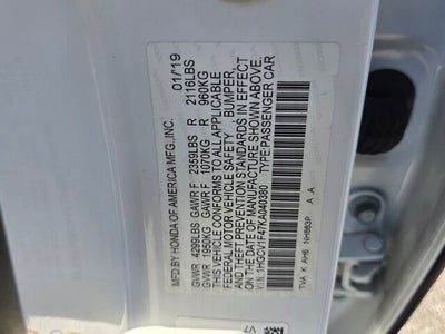 2019 Honda Accord EX