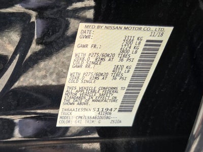 2019 Nissan Titan SV