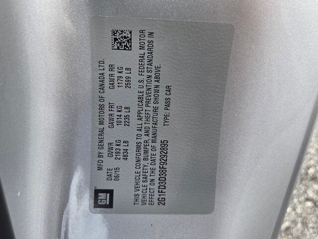 2015 Chevrolet Camaro 1LT