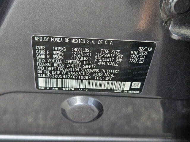 2019 Honda HR-V LX