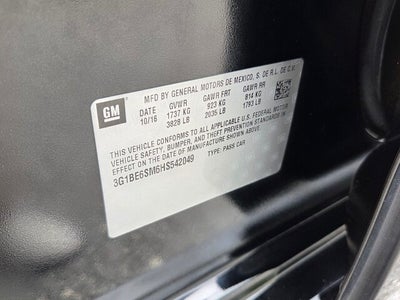 2017 Chevrolet Cruze LT