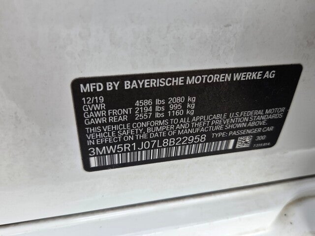 2020 BMW 3 Series 330i