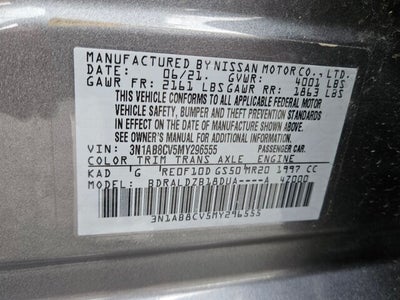 2021 Nissan Sentra SV