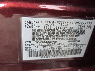 2024 Nissan Sentra SV