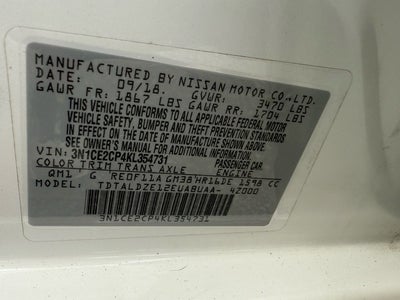 2019 Nissan Versa Note SV