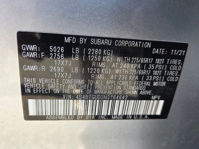 2022 Subaru Outback Wilderness