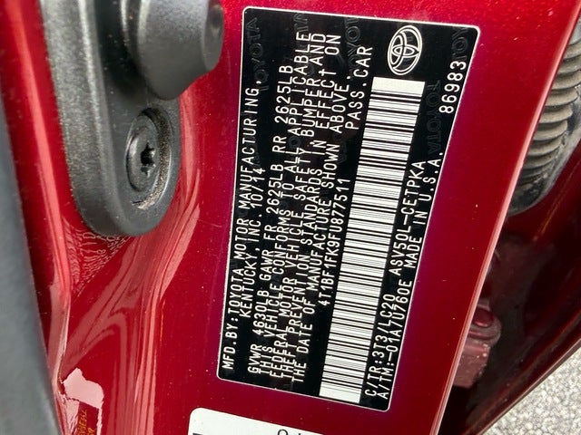 2015 Toyota Camry XSE