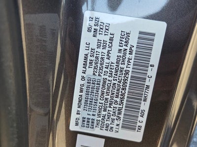 2012 Honda Odyssey EX-L