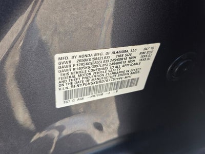 2016 Honda Pilot EX-L