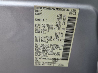 2018 Nissan Murano SV