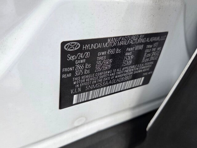 2020 Hyundai Santa Fe Limited