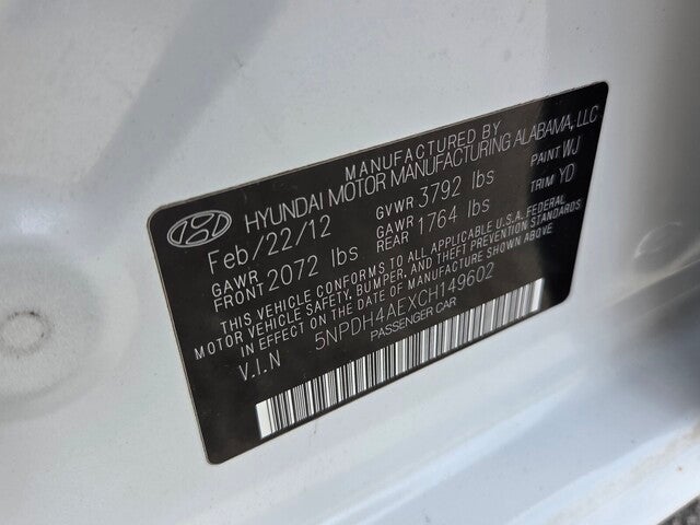 2012 Hyundai Elantra GLS