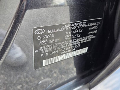 2021 Hyundai Sonata SEL