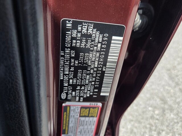2017 Kia Sorento SX