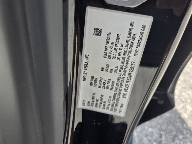 2021 Tesla Model 3 Long Range
