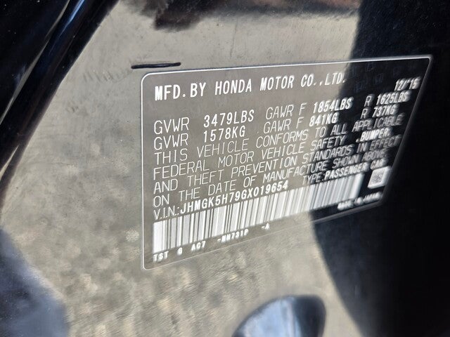 2016 Honda Fit EX