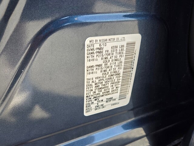 2013 Nissan Rogue S