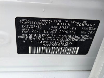 2019 Hyundai Ioniq Hybrid Blue